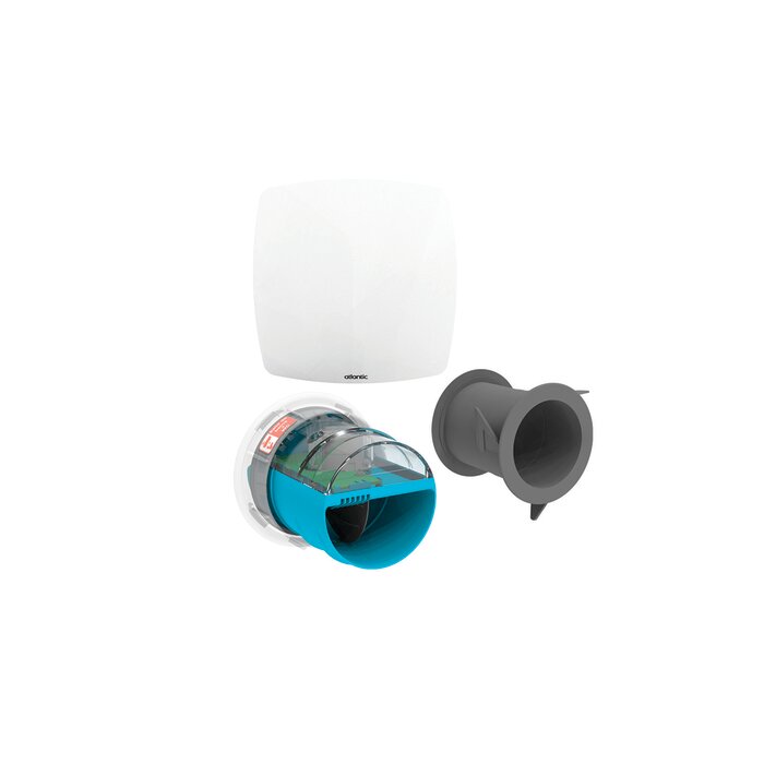 Kit e-Twist&Go Salle de bain + WC pour VMC Hygroréglable - ATLANTIC - Hygrogénius - Ø 80mm - 526292