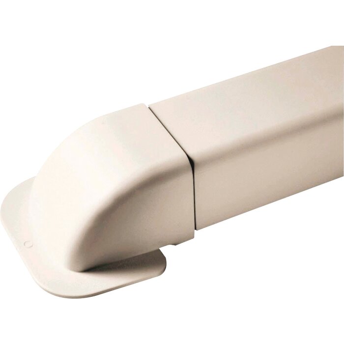 Sortie de mur - CBM - pour goulotte 140x90 - beige - CLI04251