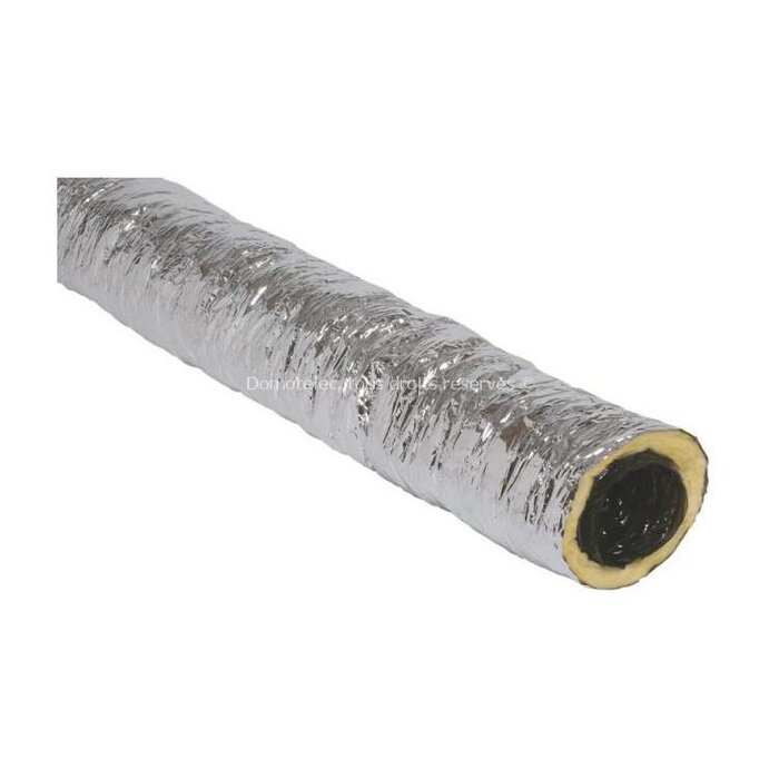 Gaine souple isolée ALDES - Diamètre 125mm / Epaisseur : 25mm / Longueur : 6m - 11091621