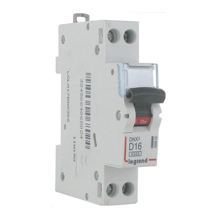 Disjoncteur Courbe D-16 A - Legrand - 406802