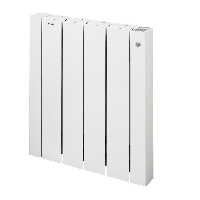Radiateur électrique à fluide caloporteur ACOVA Volga Plus – 1000W Horizontal Blanc