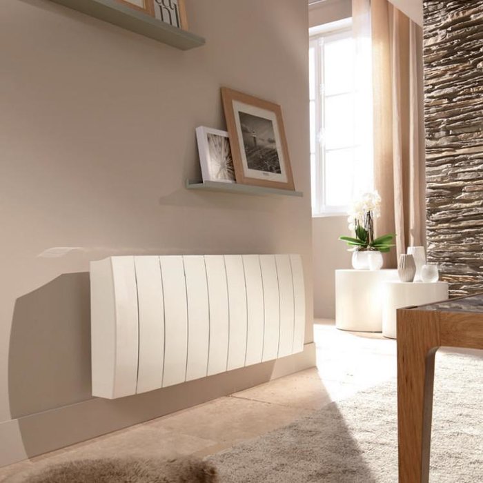 Radiateur à fluide caloporteur Atlantic Galapagos Neo PI connecté – 1000W Horizontal Blanc