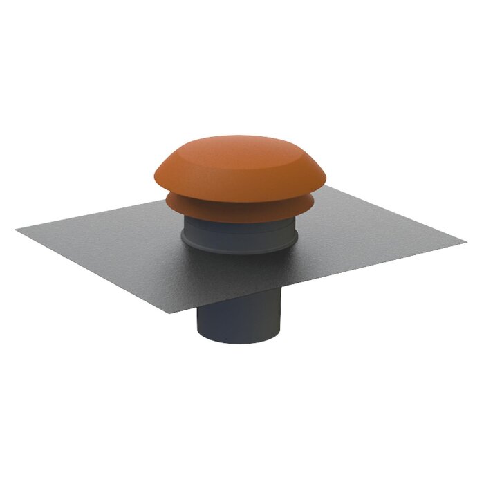 Chapeau de toiture rouge - Atlantic - CPR160R