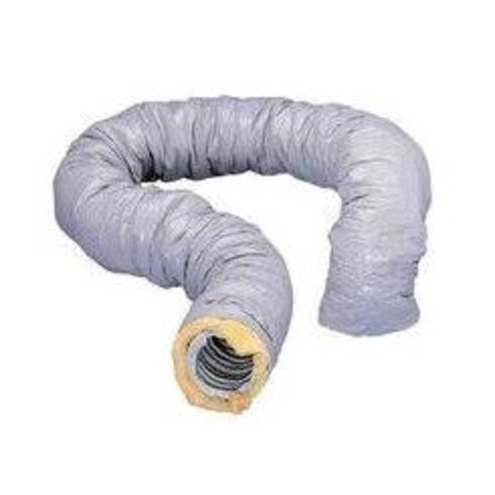 Gaine Vmc souple isolé simple flux ATLANTIC -  423050 - Diamètre 80mm  / Epaisseur 25mm / Longueur 6m