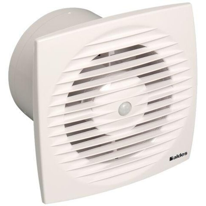 Extracteur Design 100 H Humidité - Aldes - 70m3/h - 26dB - Blanc - 11022302