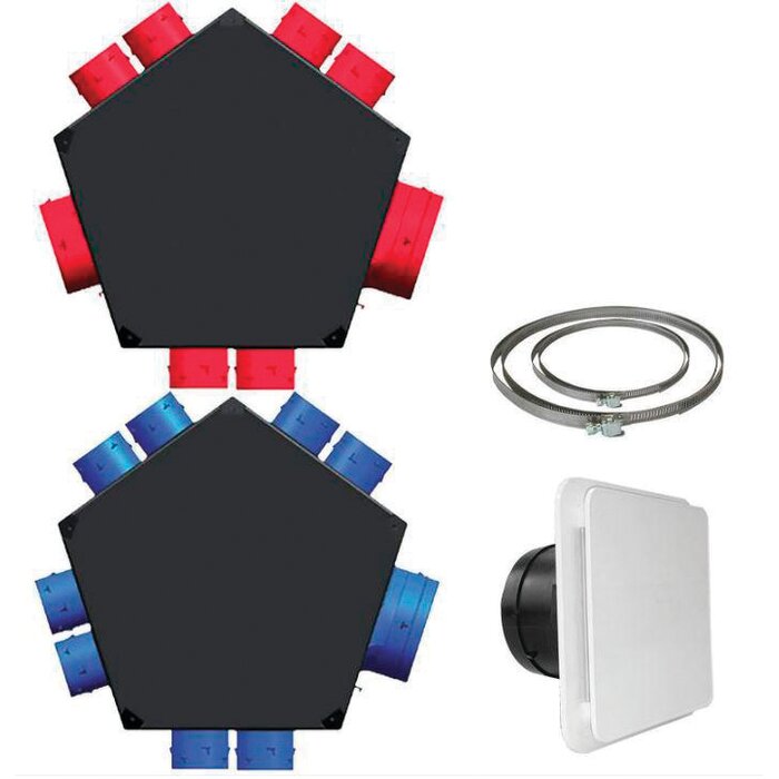 Kit accessoires plenums universels maison à étages 600062