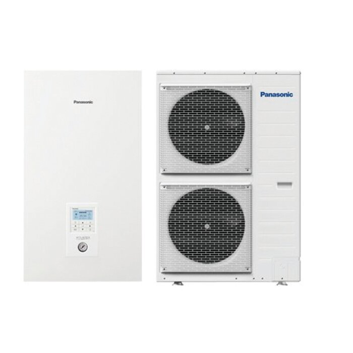 Pompe à chaleur Bi-Bloc PANASONIC – Aquarea T-CAP Bi-Bloc Génération H – Monophasé – 12kW - WH-SXC12H6E5 + WH-UX12HE5 – R410A