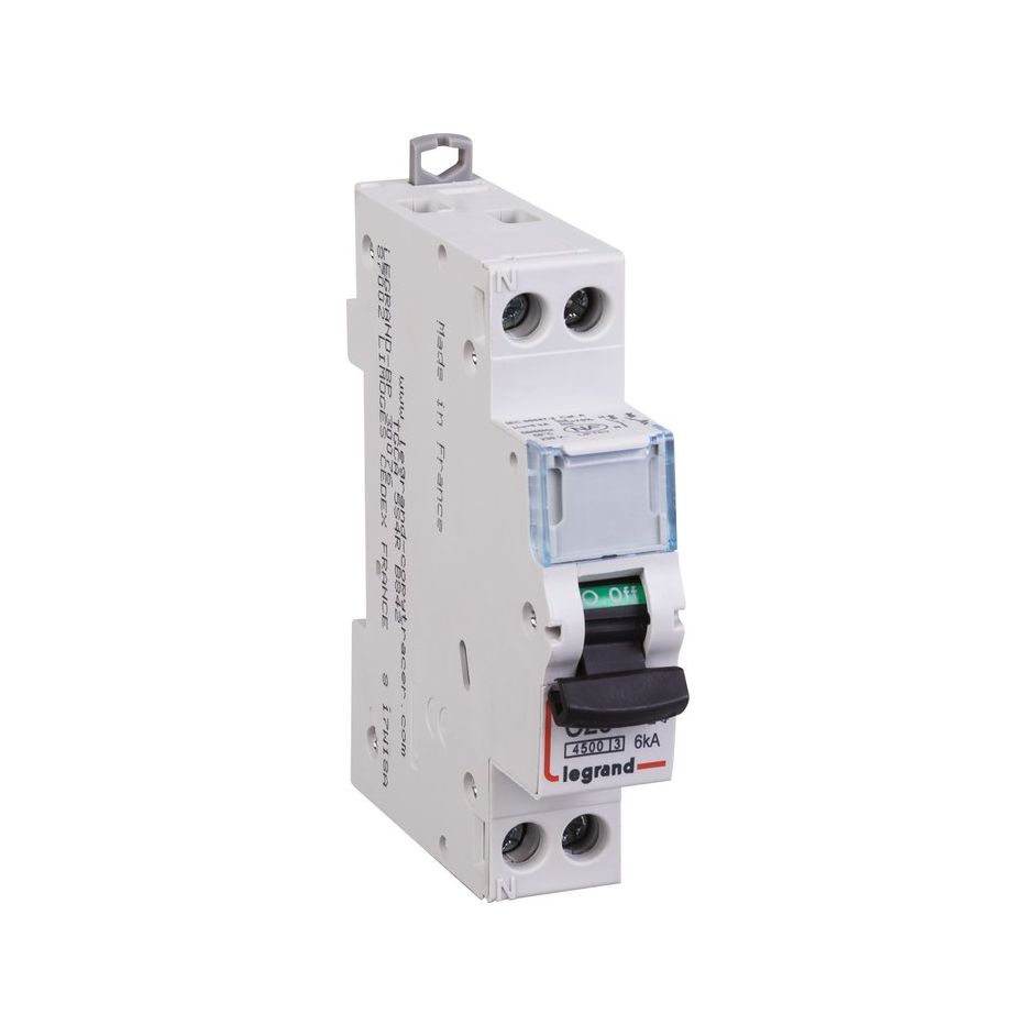 Disjoncteur vis / vis DNX3 4500 - départ - 4,5 kA - courbe C - 20 A - Legrand