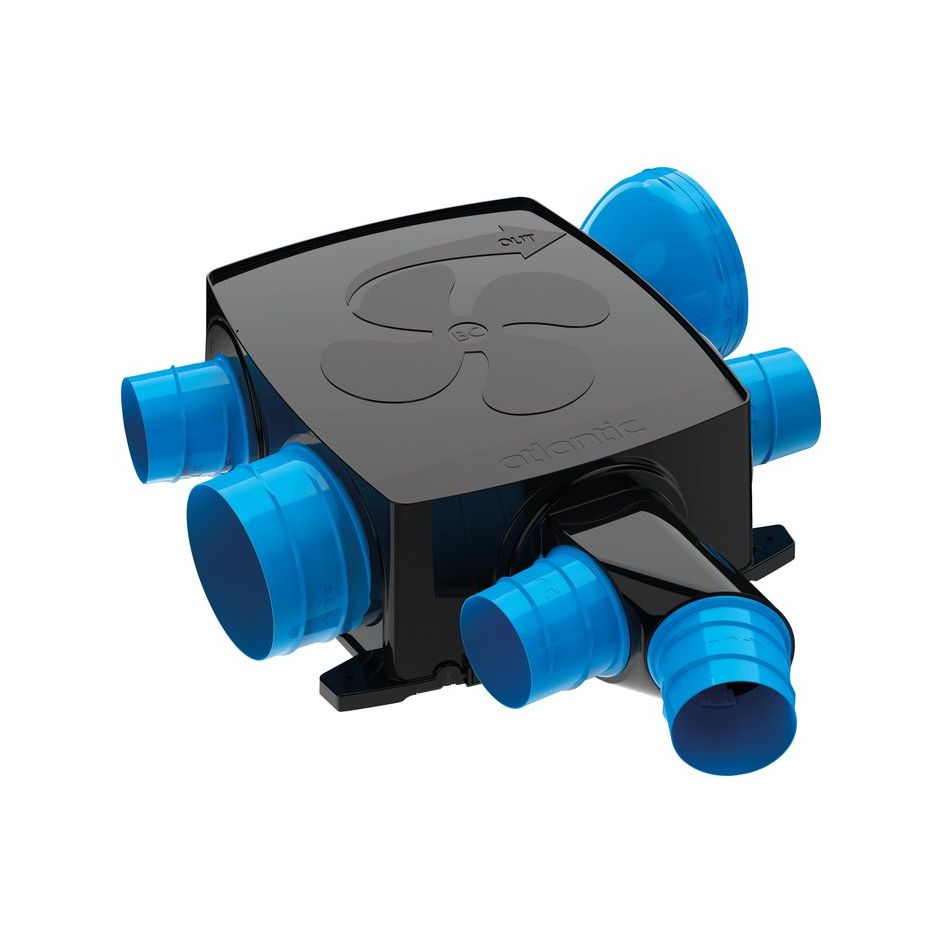 VMC simple flux hygroréglable Hygrocosy Flex Atlantic - 230 V - 48 dB - Jusqu'à 4 sanitaires
