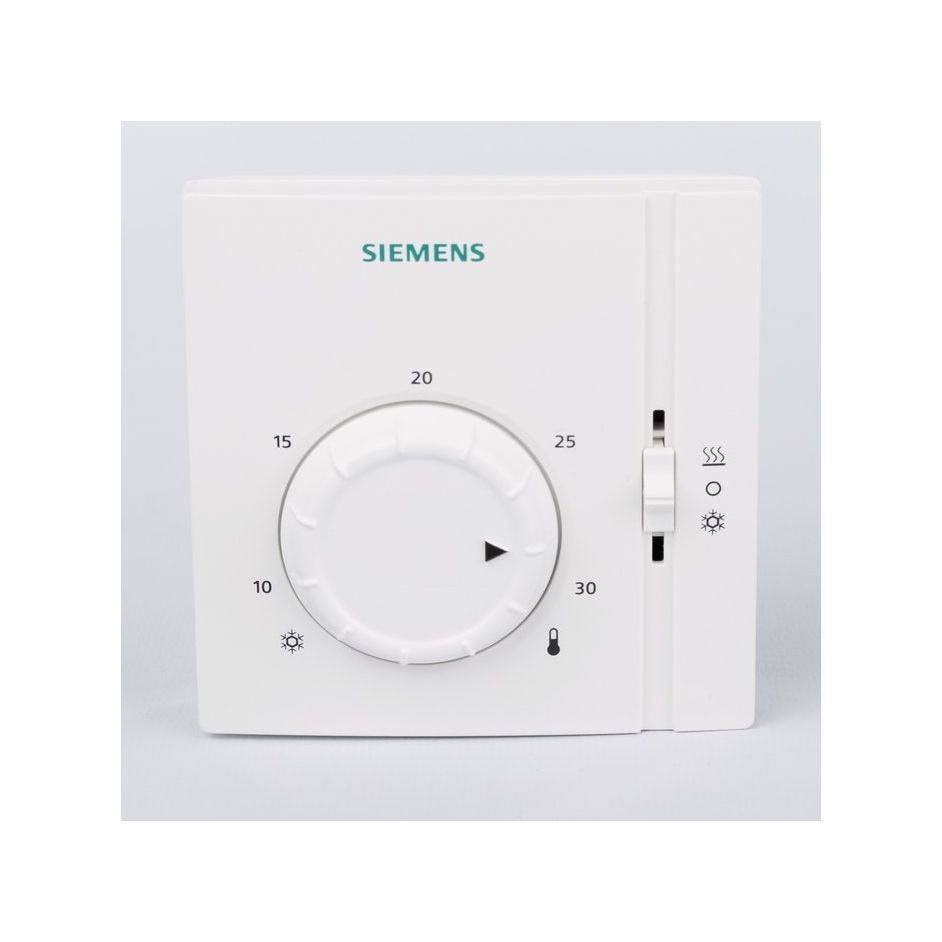 Thermostat d'ambiance Siemens - Pour systèmes de chauffage ou de rafraichissement - RAA41