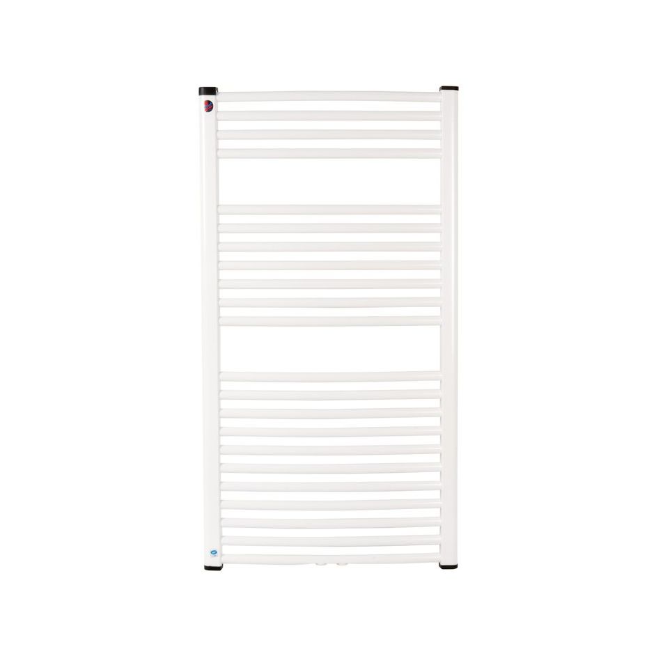 Sèche-serviette eau chaude  - Venus  - Irsap - blanc - Raccord central - Compatible mixte