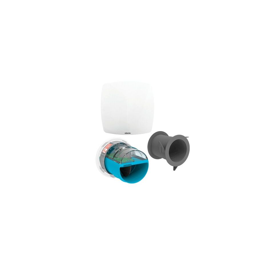 Kit e-Twist&Go Salle de bain + WC pour VMC Hygroréglable - ATLANTIC - Hygrogénius - Ø 80mm - 526292