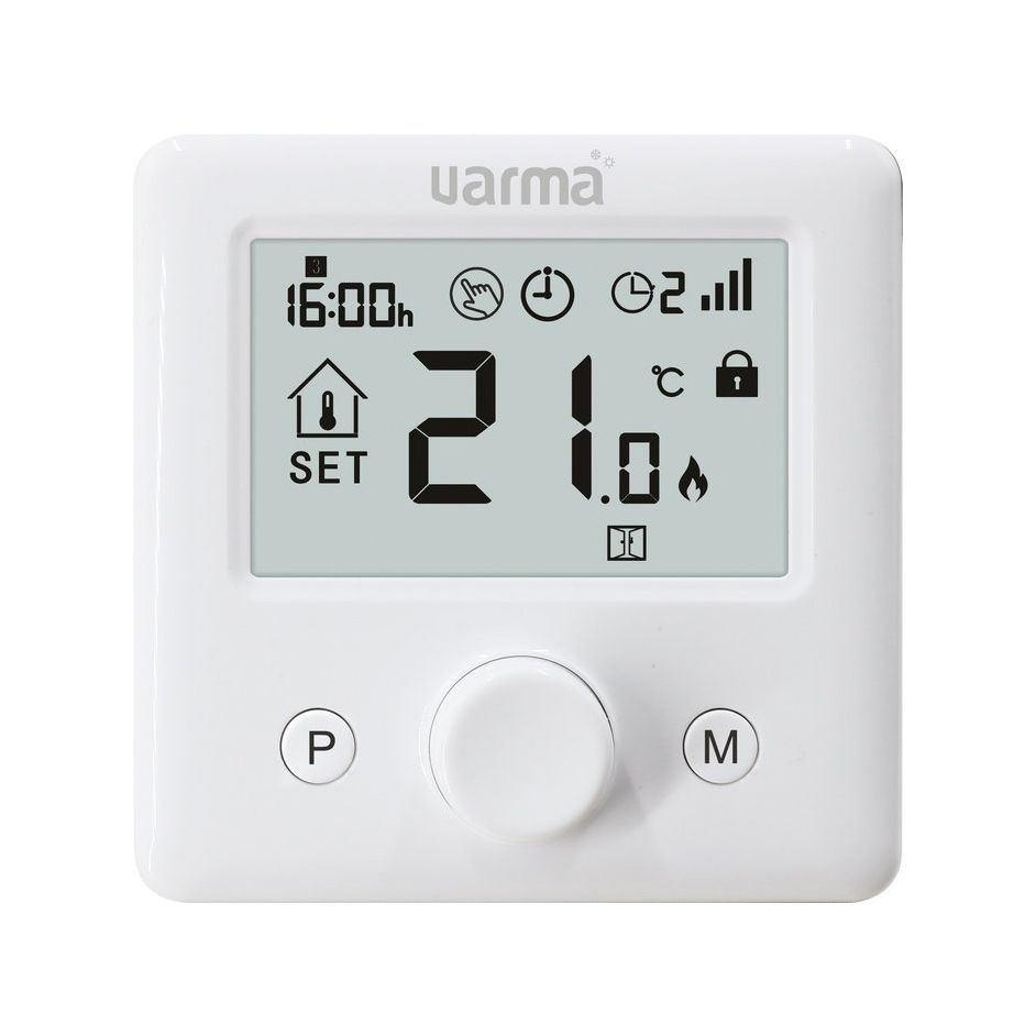 Thermostat programmable - Lagoya - Varma - Sans fil - Avec récepteur - WT-18 + R07