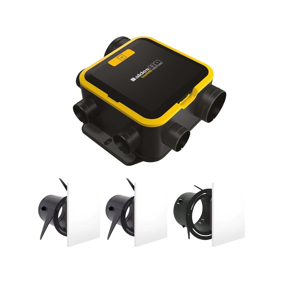 Kit VMC Easy Home Auto - bouches ColorLINE - gamme compact - 11026036