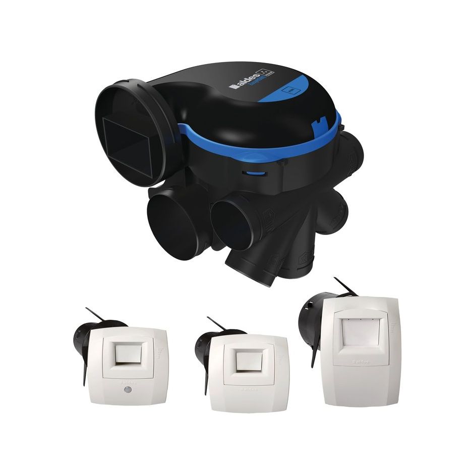 Kit VMC hygro-réglable EasyHOME® HYGRO Premium MW ELEC