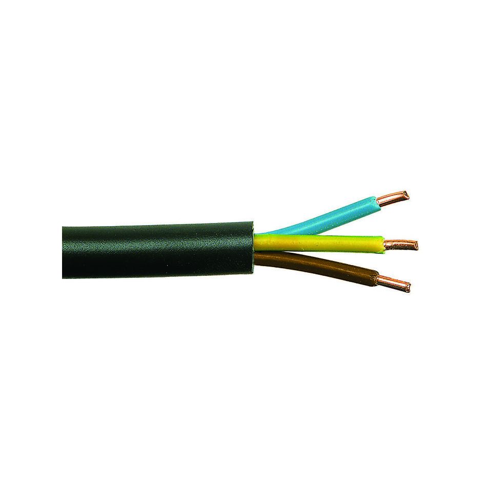 Câble industriel rigide U 1000 R2V - au mètre-3G-6 mm2