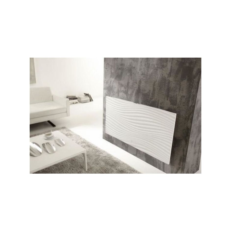 Radiateur pierre et minéraux ATLANTIC - Radiateur Irisium Connecté - Blanc