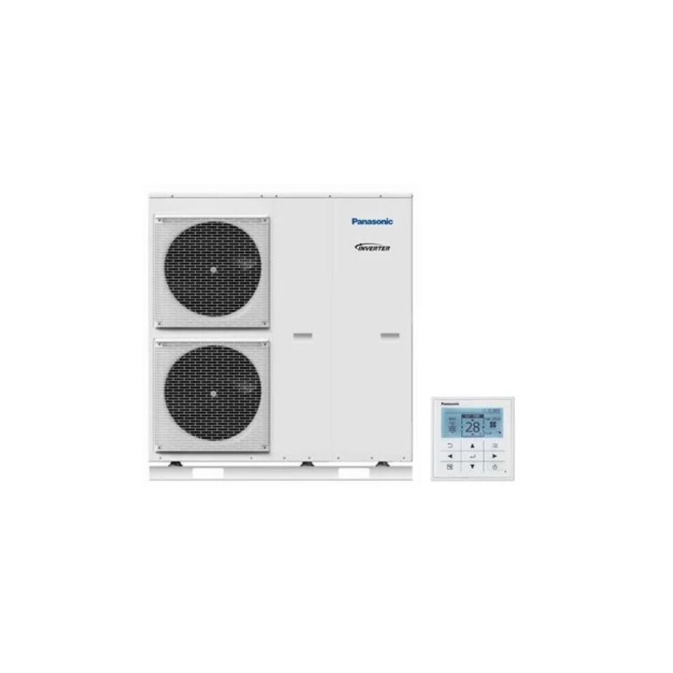 Pompe à chaleur Monobloc PANASONIC - Aquarea T-CAP Génération J Triphasé - WH-MXC12J9E8 - R32