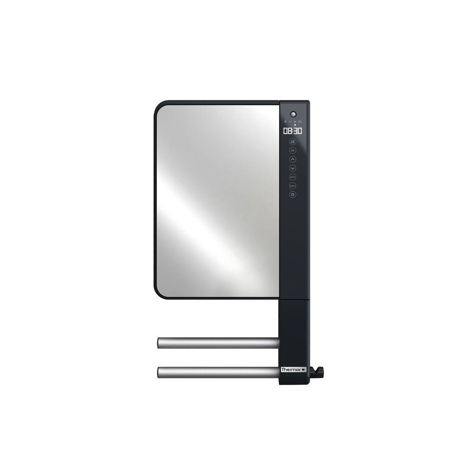 Convecteur soufflant Thermor Illico 3 1800w – sans barre et sans miroir – blanc granit – 491372