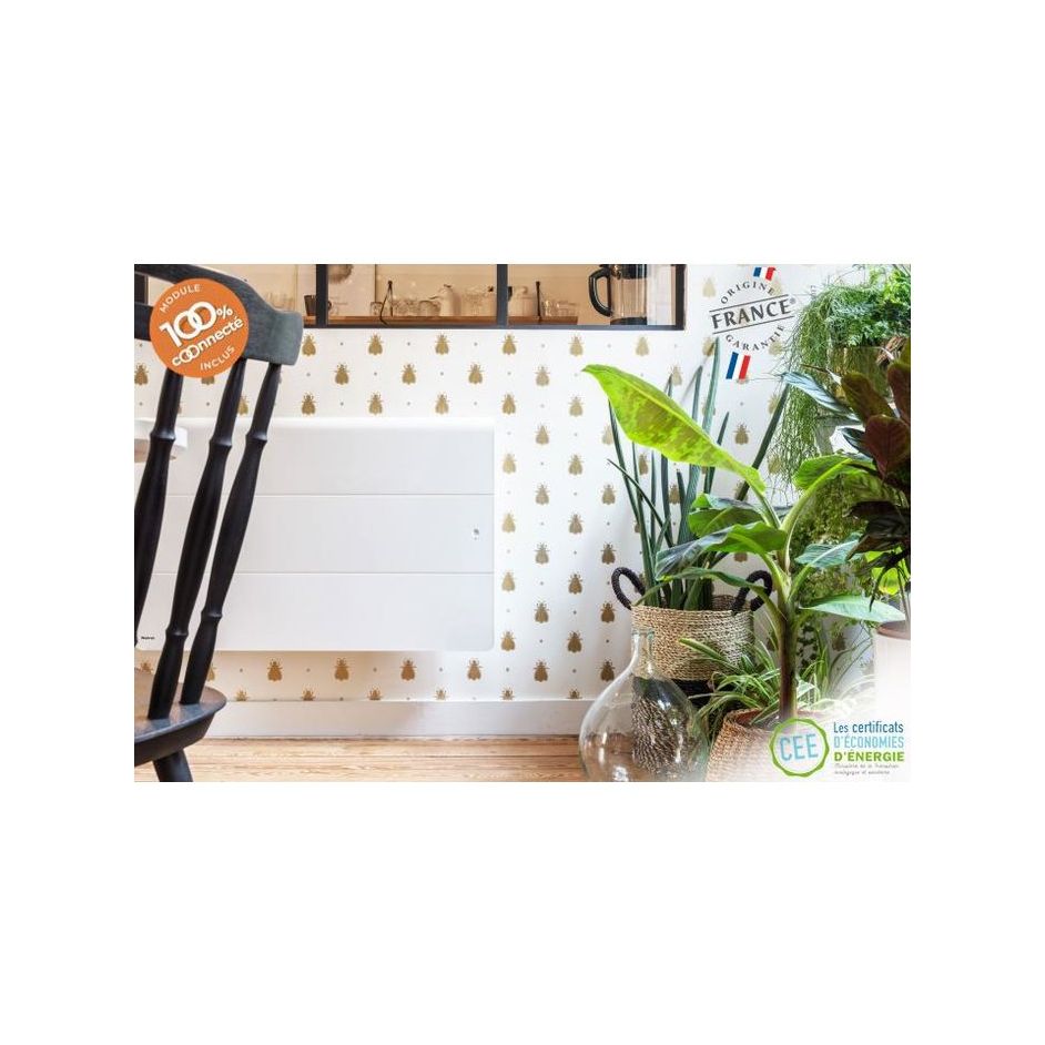 Radiateur bloc fonte INTUIS - Axoo connecté - Blanc
