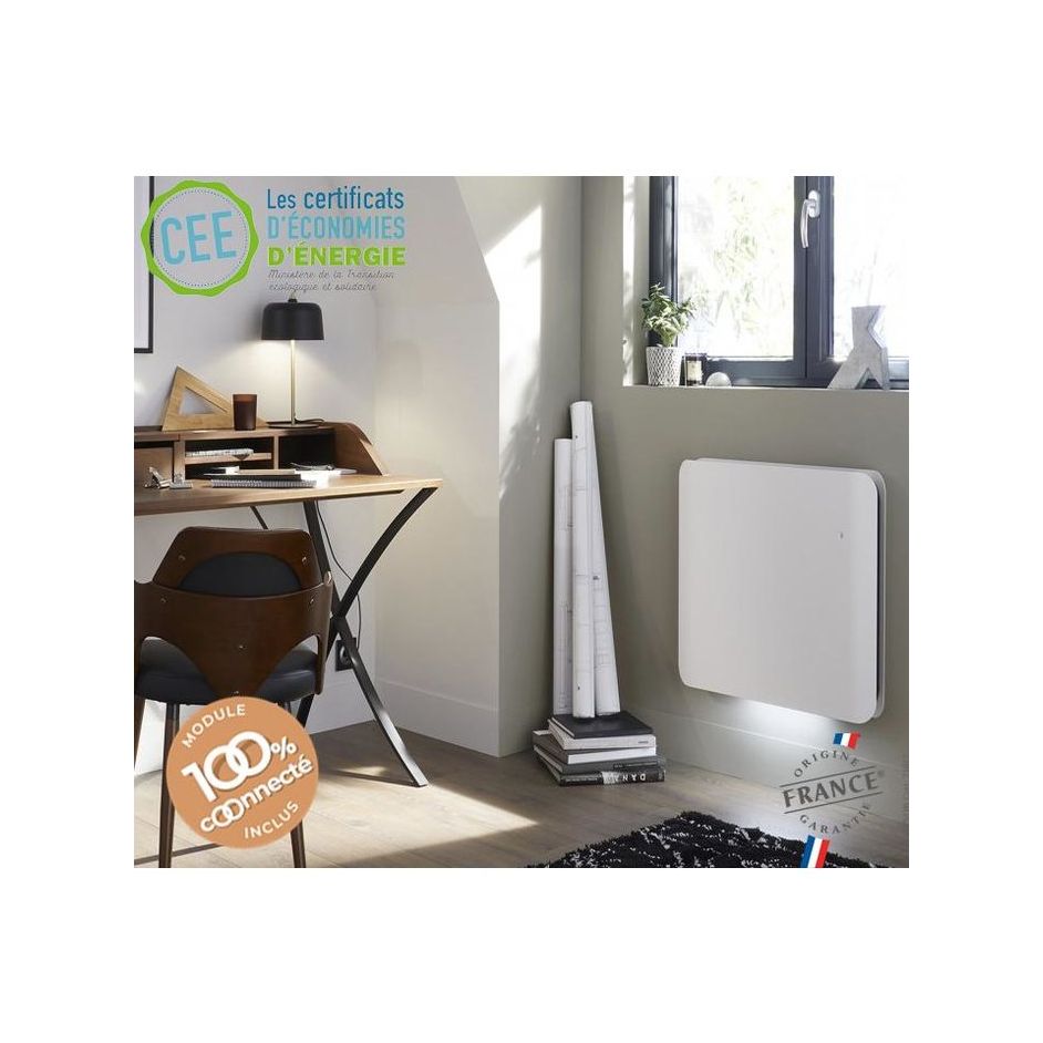 Radiateur bloc fonte INTUIS - Dook connecté - Blanc