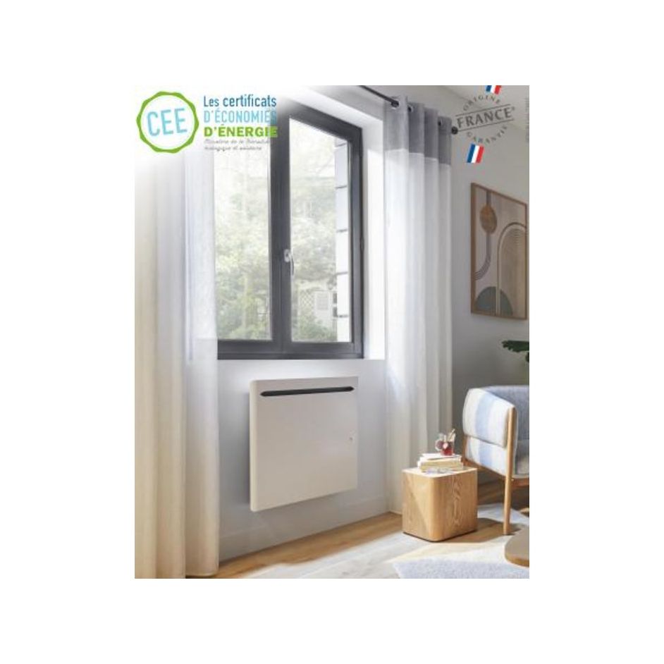 Radiateur chaleur douce INTUIS - Sensual - 750W - Blanc - Horizontal - NEM2482SEEC