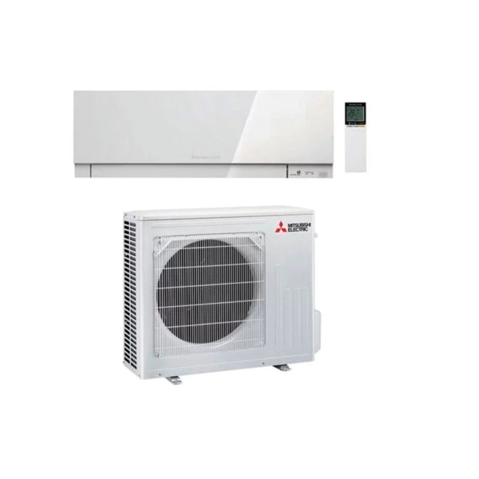 Climatiseur Mural - Inverter Design - Blanc - MITSUBISHI ELECTRIC - MSZ-EF VGKW + MUZ-EF VG - R32