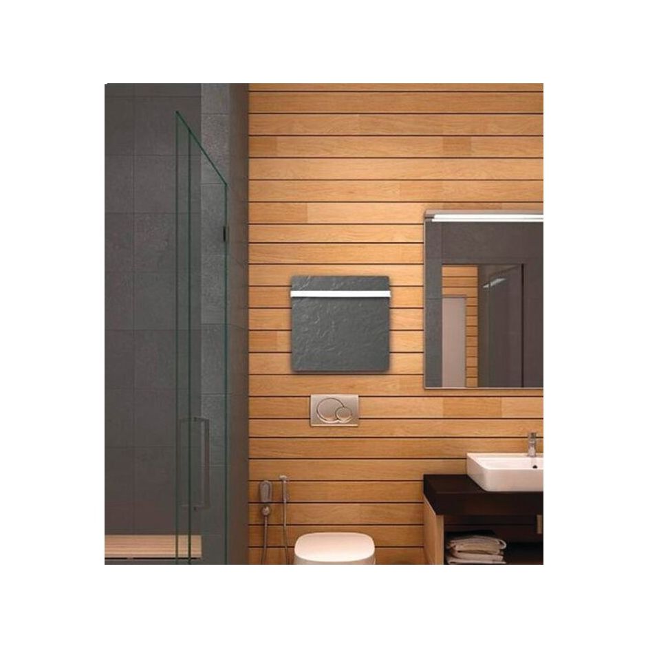 Radiateur sèche-serviettes VALDEROMA – Tactilo – Natura Noir