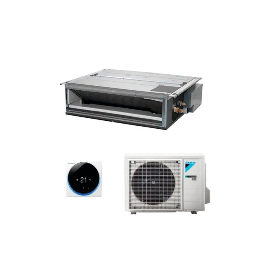 Climatiseur Gainable Extra-plat - Sky Air - 2,4kW - DAIKIN - FDXM25F9 + RXM25R9 - R32