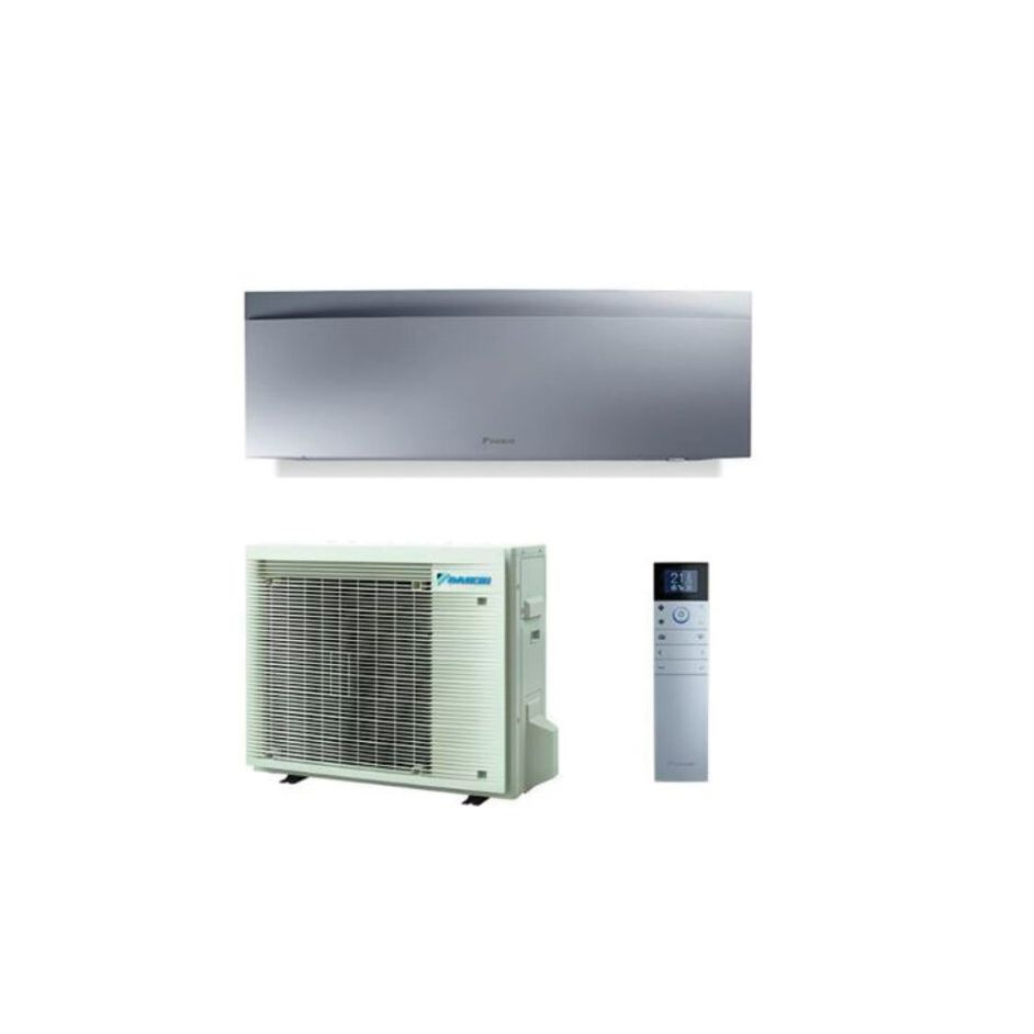 Climatiseur Mural - EMURA 3 - Argent - DAIKIN - FTXJ-AS9 + RXJ-A9 - R32