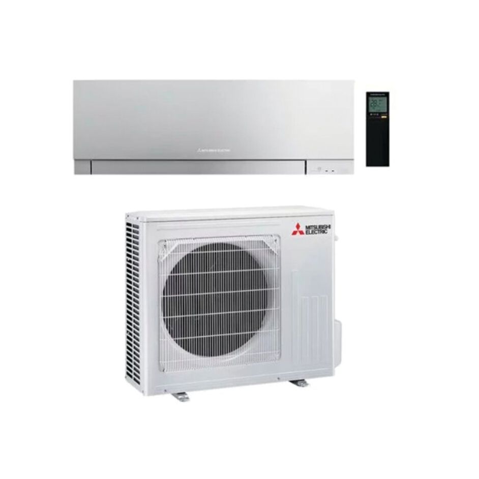 Climatiseur Mural - Inverter Design - Gris - MITSUBISHI ELECTRIC - MSZ-EF VGKS + MUZ-EF VG - R32