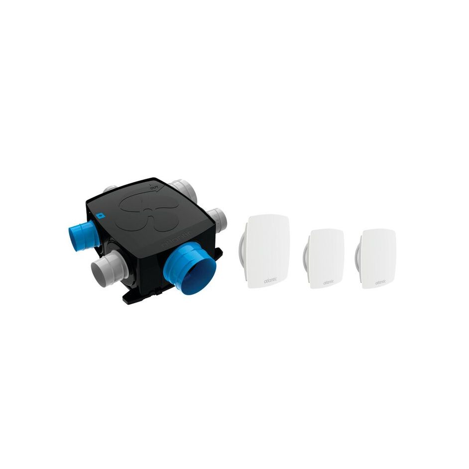 Kit VMC simple flux Autoréglable - ATLANTIC - Autocosy iH Flex - 412290