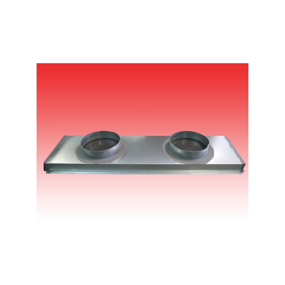 Plenum reprise isolé M1 pour gainable de 7 à 9 Kw 2x250 ou 4x200 - PR7A9KW