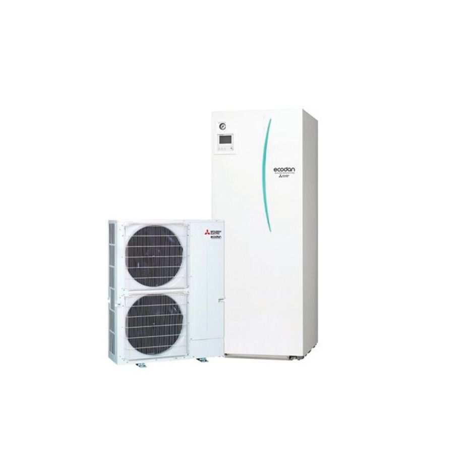 Pompe à chaleur bi-bloc MITSUBISHI ELECTRIC – Power Inverter Ecodan Duo – 16kW - ERST20C-VM6DR1 + PUHZ-SW120VHAR6 – R410A