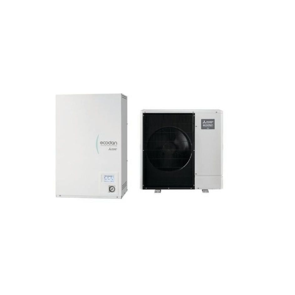 Pompe à chaleur Bi-Bloc MITSUBISHI ELECTRIC – Power Inverter Silence 10 – Chaud seul – 10kW – PUD-SWM100VAAR1 + ERSD-VM6D - R32
