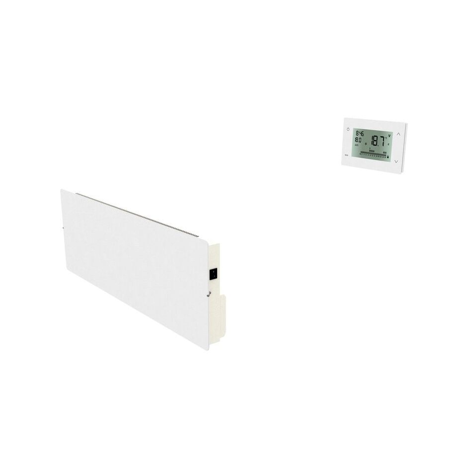 Radiateur pierre et minéraux VALDEROMA – Plintho – Horizontal – Blanc quartz