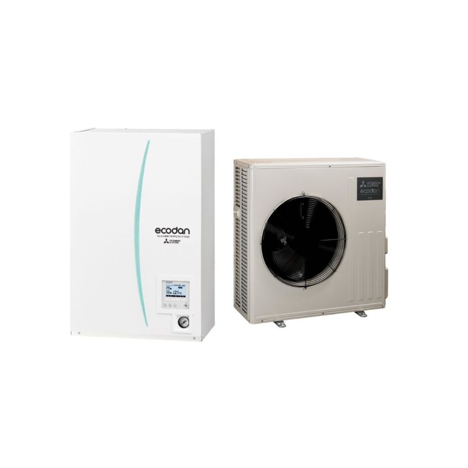 Pompe à chaleur Bi-Bloc MITSUBISHI ELECTRIC – Ecodan Eco Inverter+ 3 – 3kW – Chaud seul – ERSD-VM6E+SUZ-SHWM30VAH – R32