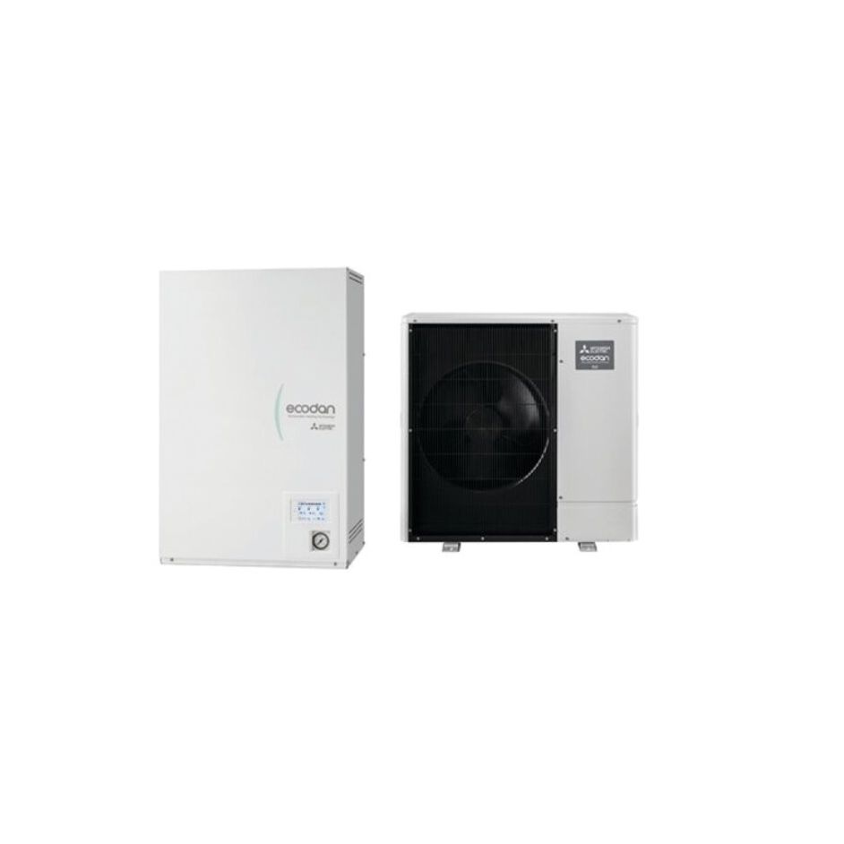 Pompe à chaleur Bi-Bloc MITSUBISHI ELECTRIC – Power Inverter Silence 8 – Génération E - 8kW – Chaud seul – ERSF-VM6E+PUZ-SWM80VAA – R32
