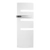Sèche-serviettes ATLANTIC - Connecté soufflant Serenis - Mât à gauche - 500W+1000W - Blanc carat - 850492