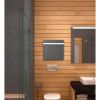Radiateur sèche-serviettes VALDEROMA – Tactilo – 800W – Natura Noir – NN08BSA