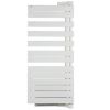 Sèche serviettes Acova – Régate Twist + Air Pivot à droite – mixte par soufflerie - 1429W (429W+1000W) – Blanc – XRR090-055IFS