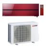 Climatiseur Mural - Hyper Heating Design de Luxe - 3,5kW - Rouge - MITSUBISHI ELECTRIC - MSZ-LN35VG2R-E5+MUZ-LN35VGHZ2-E3 - R32