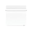 Sèche-serviettes VALDEROMA – Touch silicium – Vertical – 800W – Blanc quartz – BZ08BLT