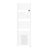 Sèche-serviettes THERMOR – Riva 5 – Vertical – 1000+1000W – Blanc brillant – Avec soufflerie – 471635