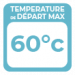 Température de départ chauffage maximale 60°C