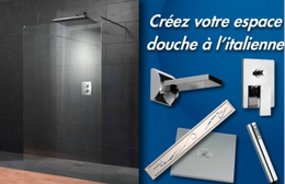 Douche à l'italienne Domotelec